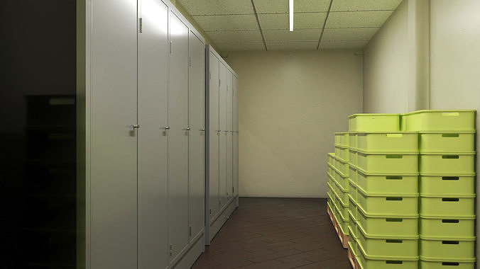 Grocery Store Interior Design 3D model 6