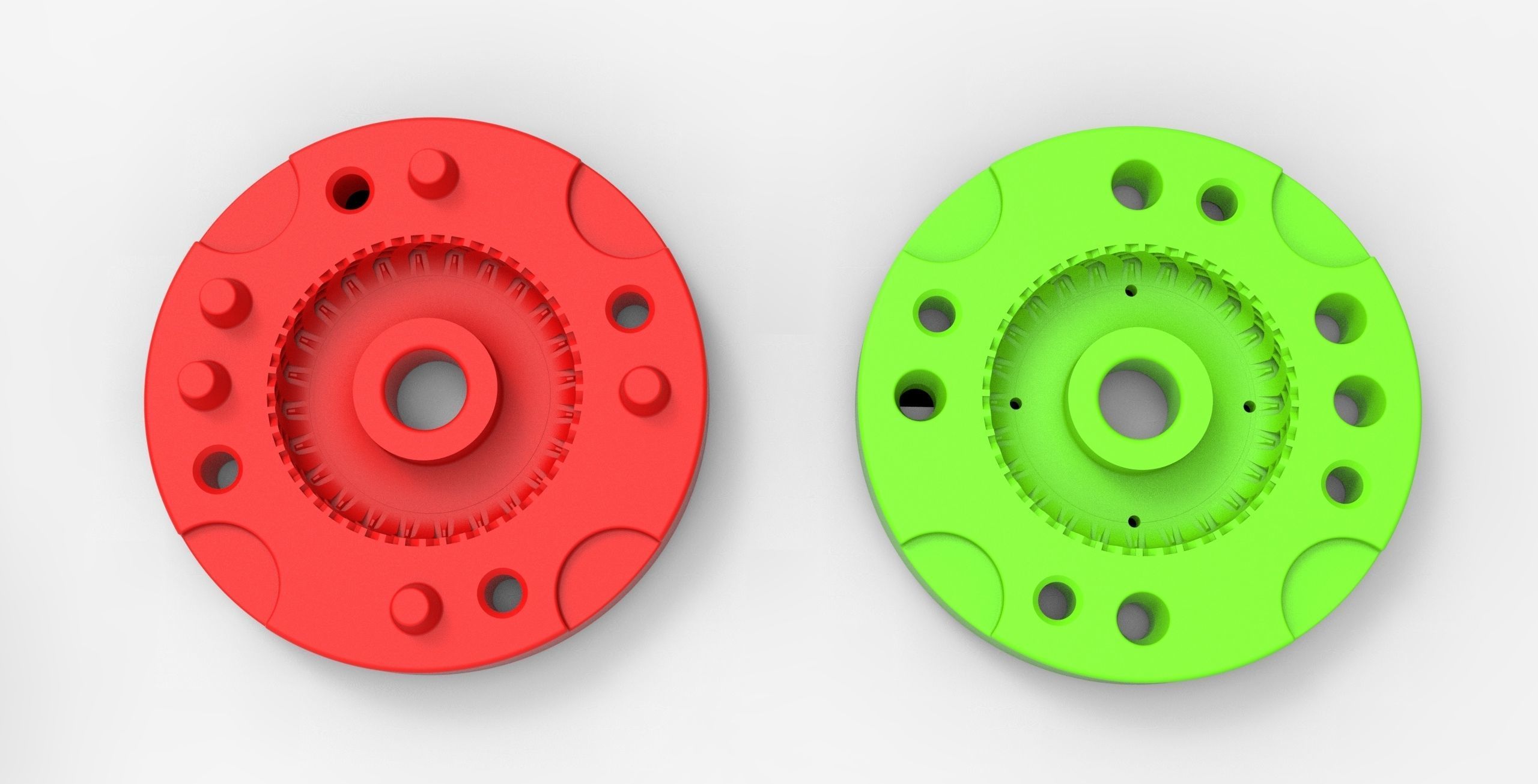 Mold for diecast military Ural tire OI-25 Scale 1 to 25 3D print model_5