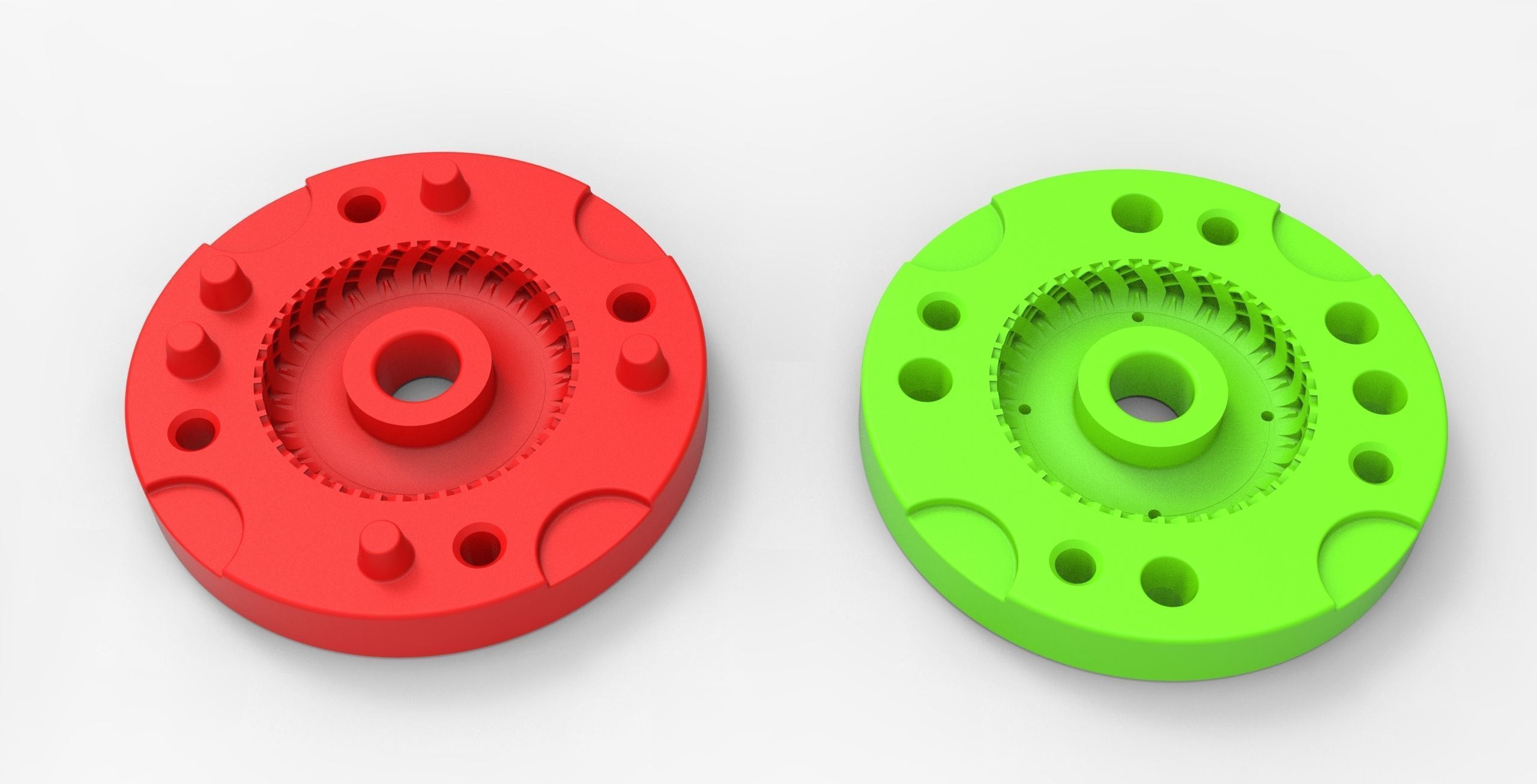 Mold for diecast military Ural tire OI-25 Scale 1 to 25 3D print model_4