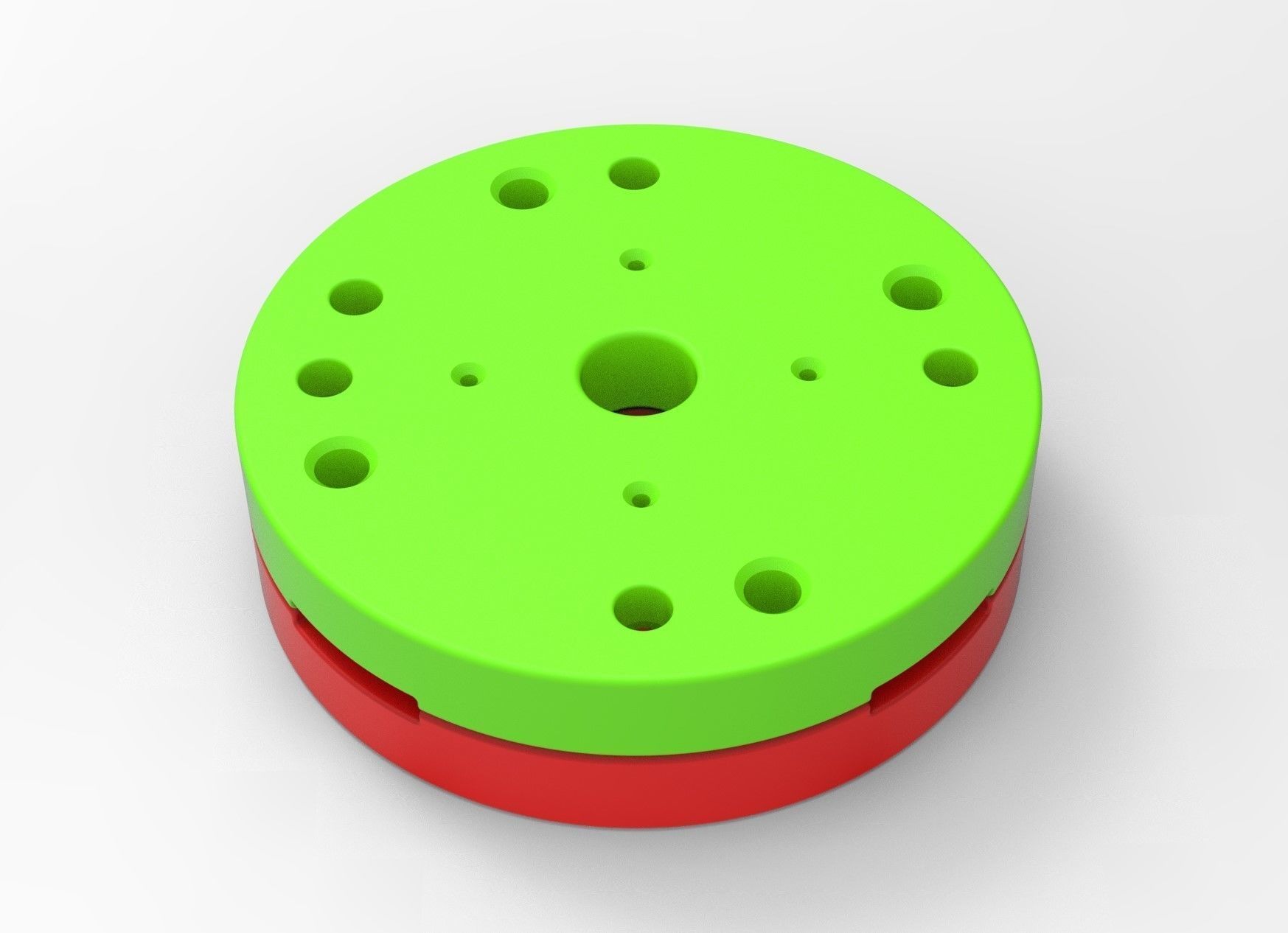 Mold for diecast military Ural tire OI-25 Scale 1 to 25 3D print model_2