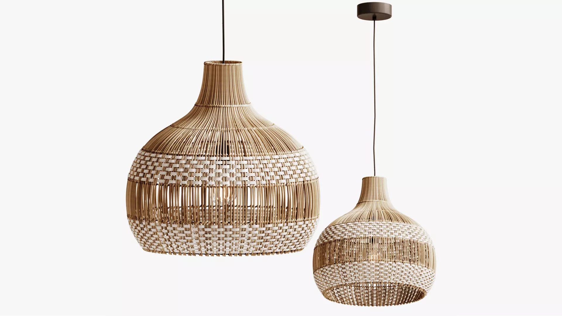 rottan pendant light at Arturest 3D model_0