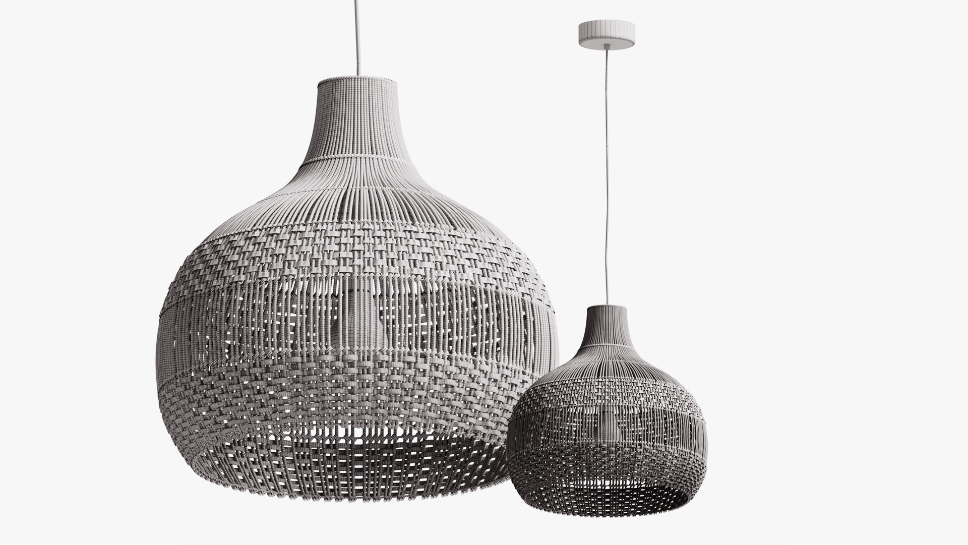 rottan pendant light at Arturest 3D model_5