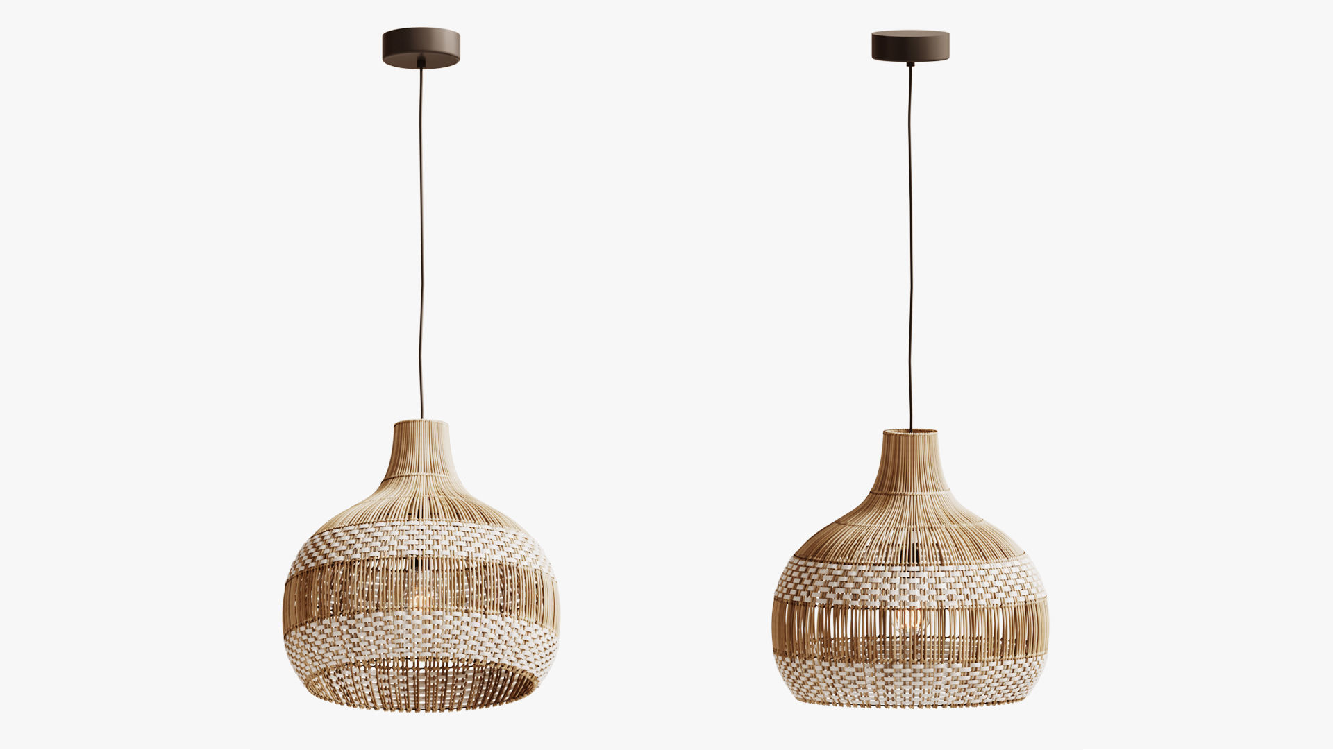 rottan pendant light at Arturest 3D model_3