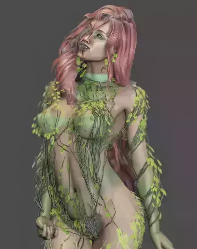 Poison Ivy From DC Comics 3D Model 3D model