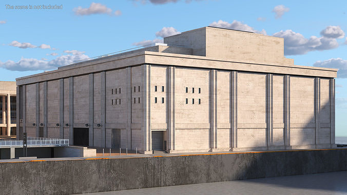 David Koch Theater 3D model 3