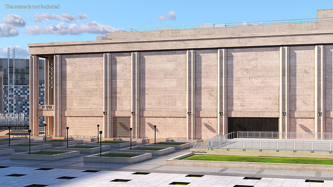 David Koch Theater 3D model 4