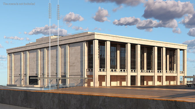 David Koch Theater 3D model 2