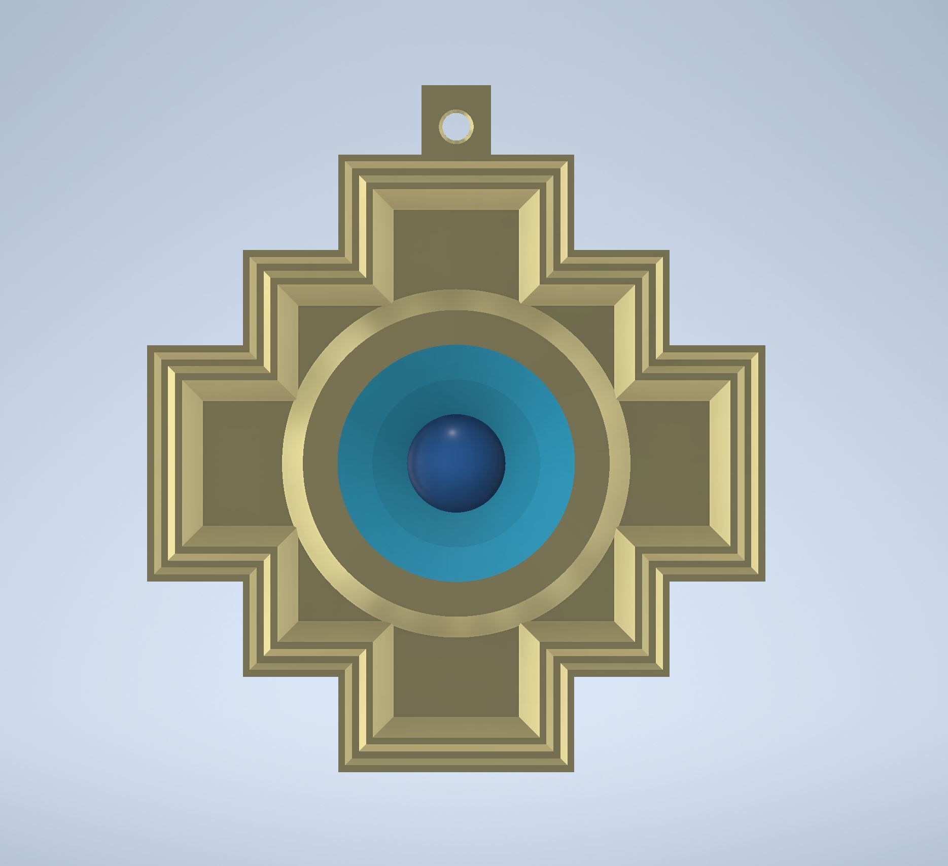 Inca Chakana 3D print model_3