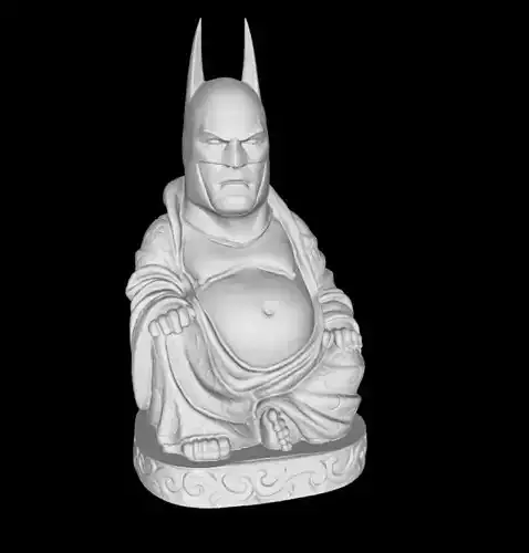 Batman Buddha 3D print model