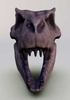 CRANEO TIRANOSAURIO REX 3D print model_2