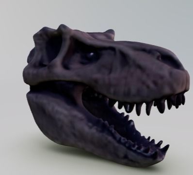 CRANEO TIRANOSAURIO REX 3D print model_3