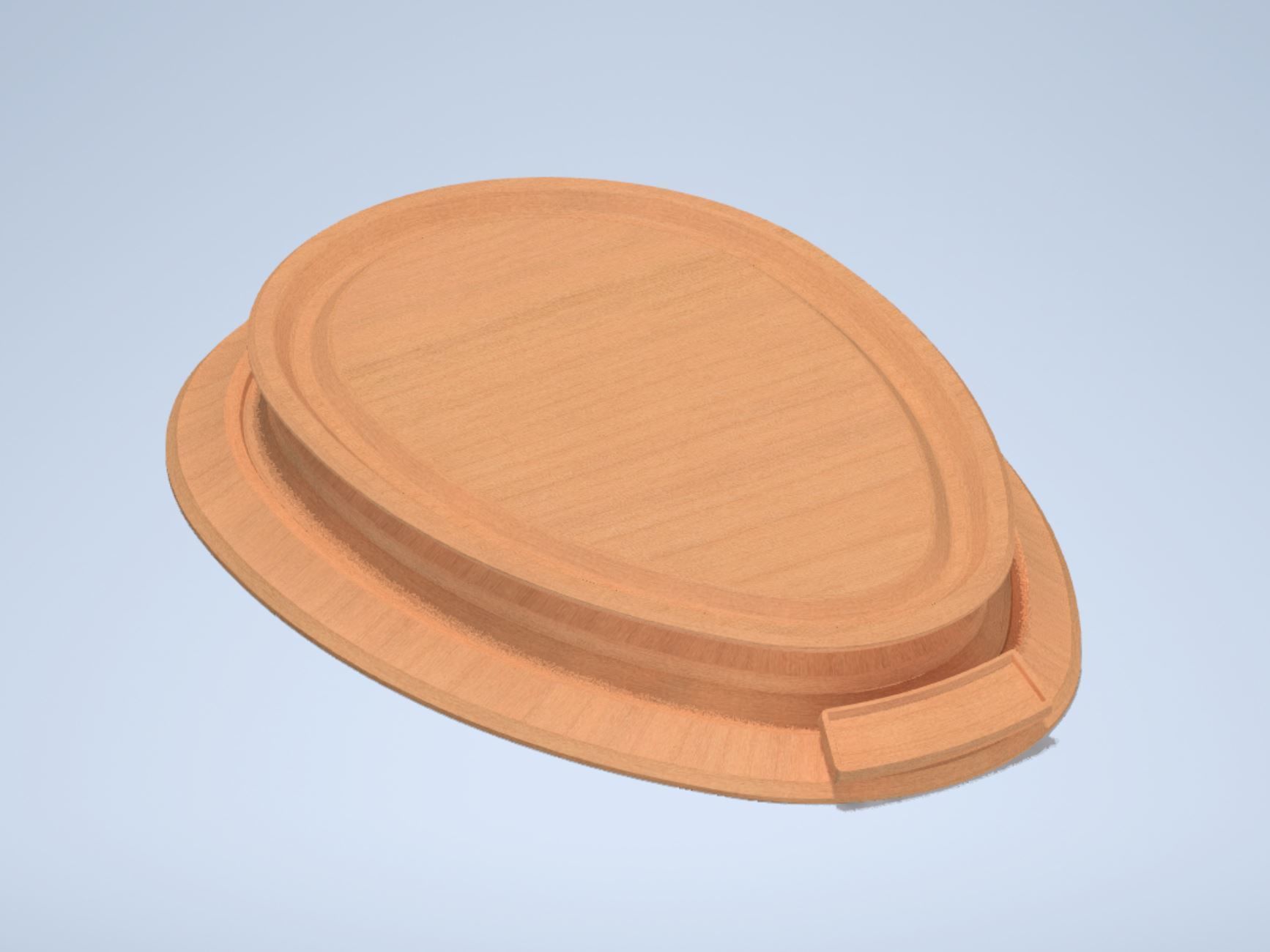 Simple Base 3D print model_6
