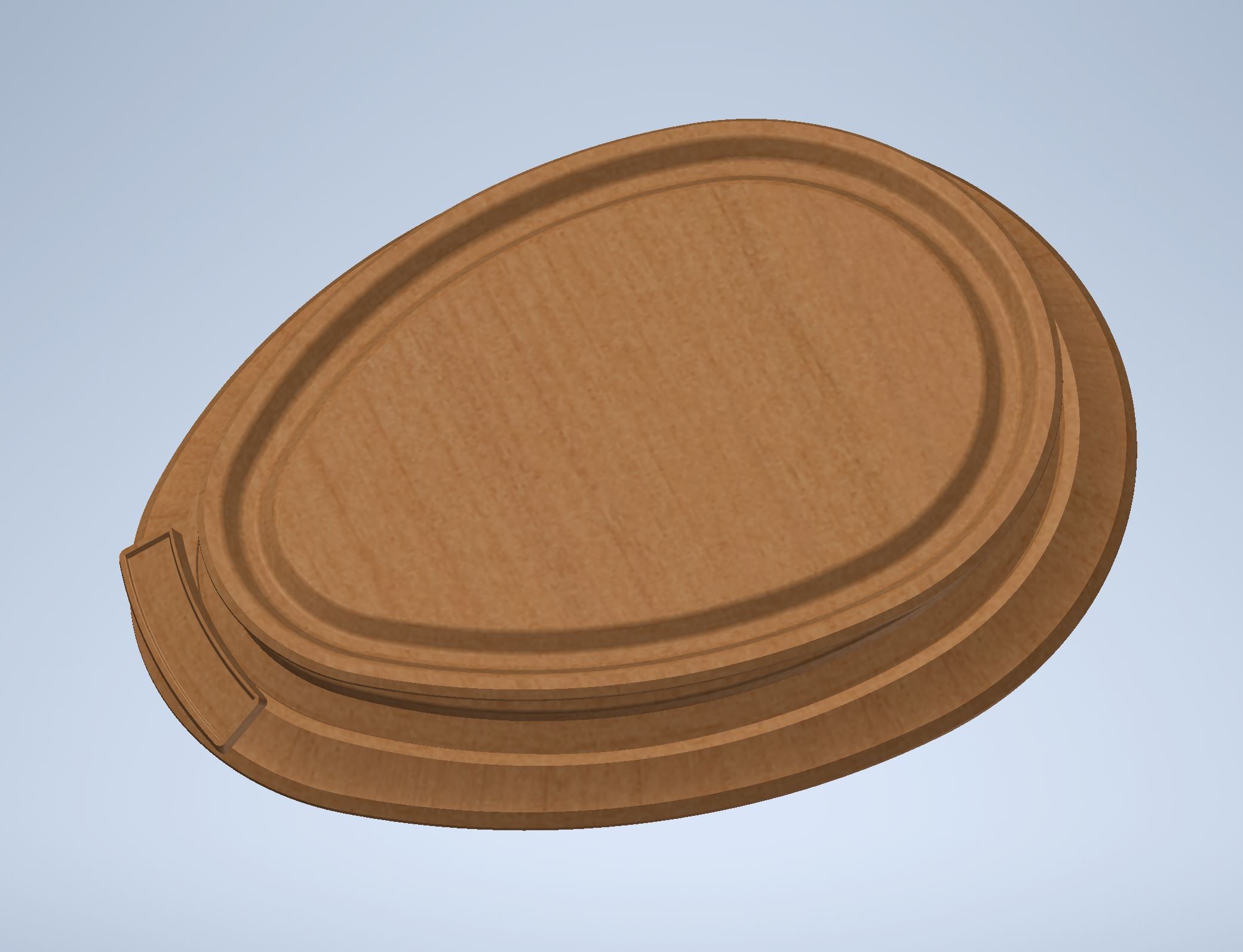 Simple Base 3D print model_9