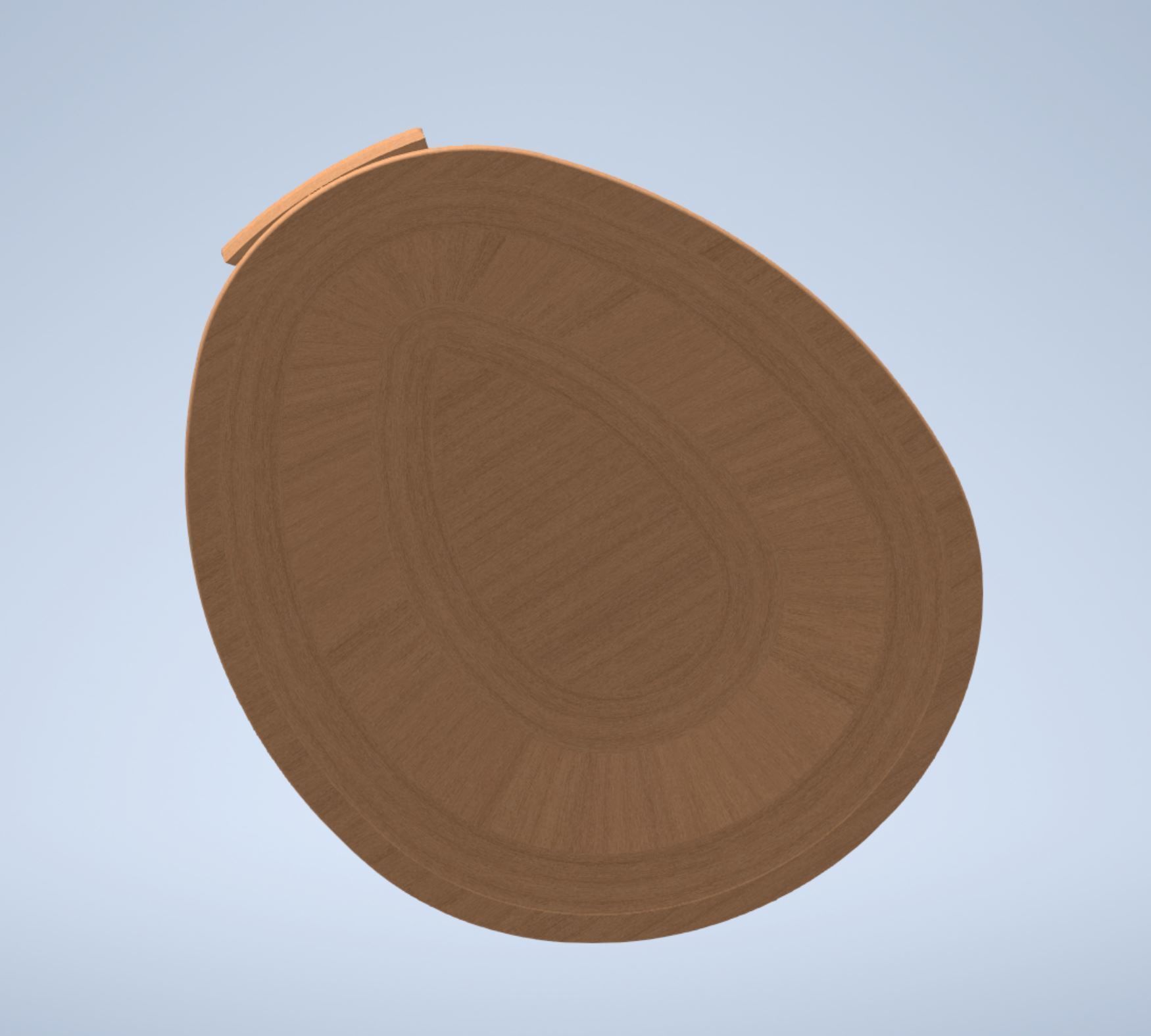 Simple Base 3D print model_8