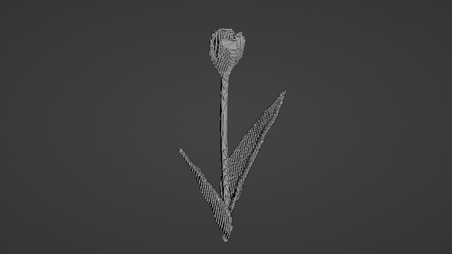 Tulip Voxel Low-poly 3D model_12