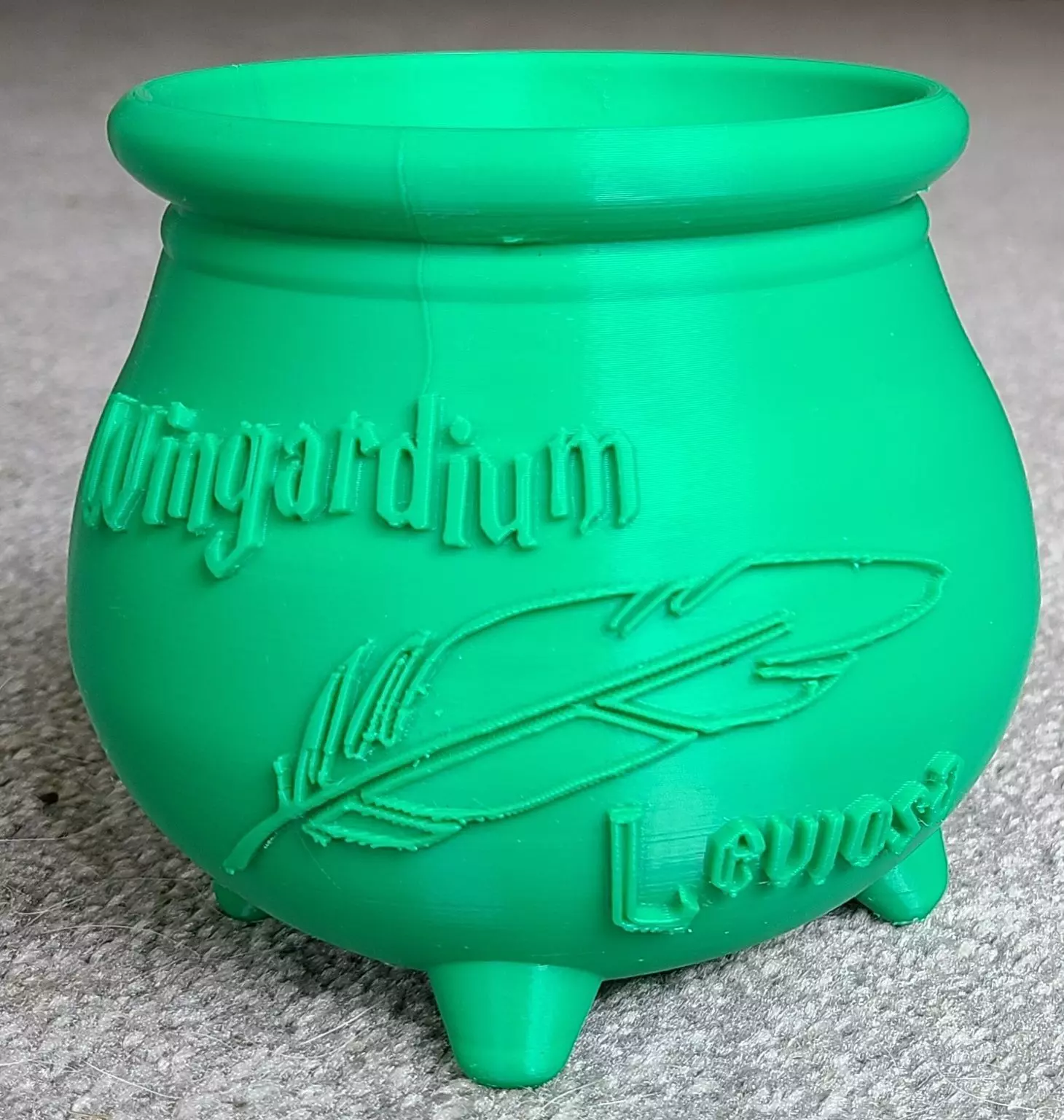 Wingardium Leviosa Plant Pot 3D print model