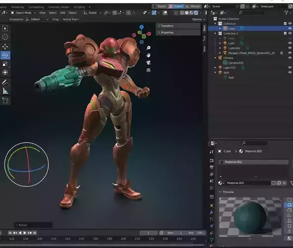 Samus Suit 3D print model