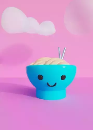 Cute Noodle Bowl 