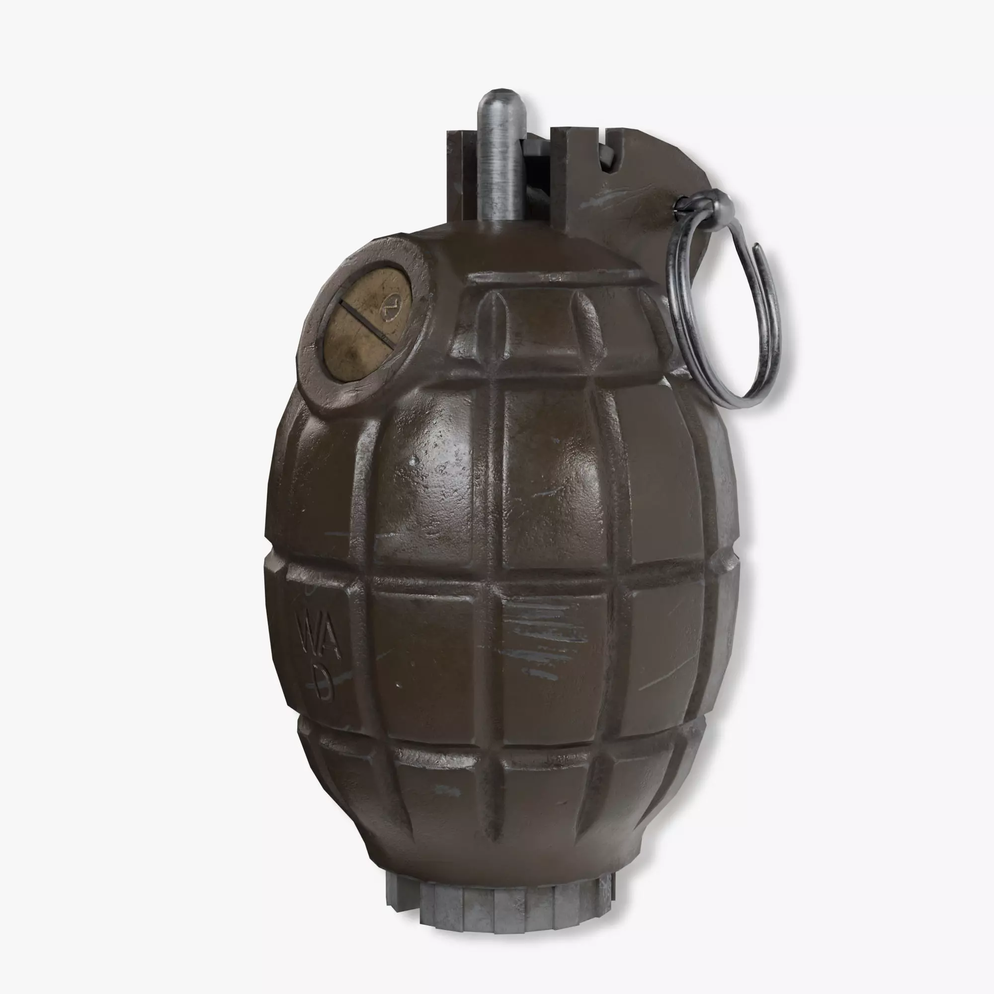 No36 Hand Grenade - Game and VFX-Ready Low-poly 3D model_0