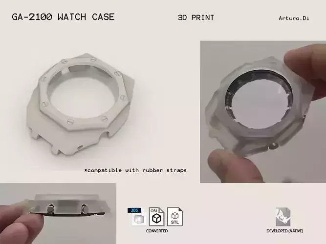 Watch Case compatible GA2100 3D print model