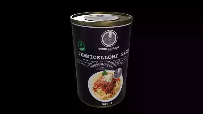 Vermicelloni Pasta CONESERVED - GAME READY PBR