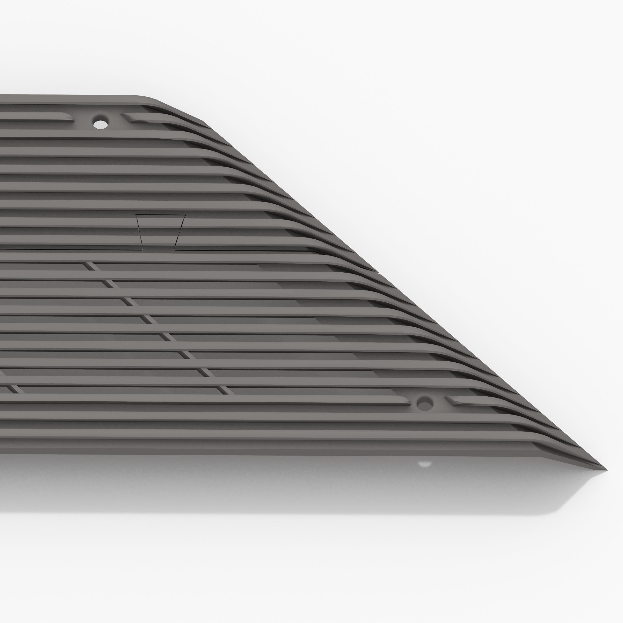 Fiat 131 Abarth C Pillar Plastic Cover Grill 3D print model_5