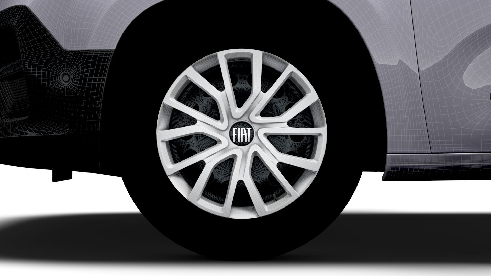 Fiat Doblo SWB Van 2024 3D model_6