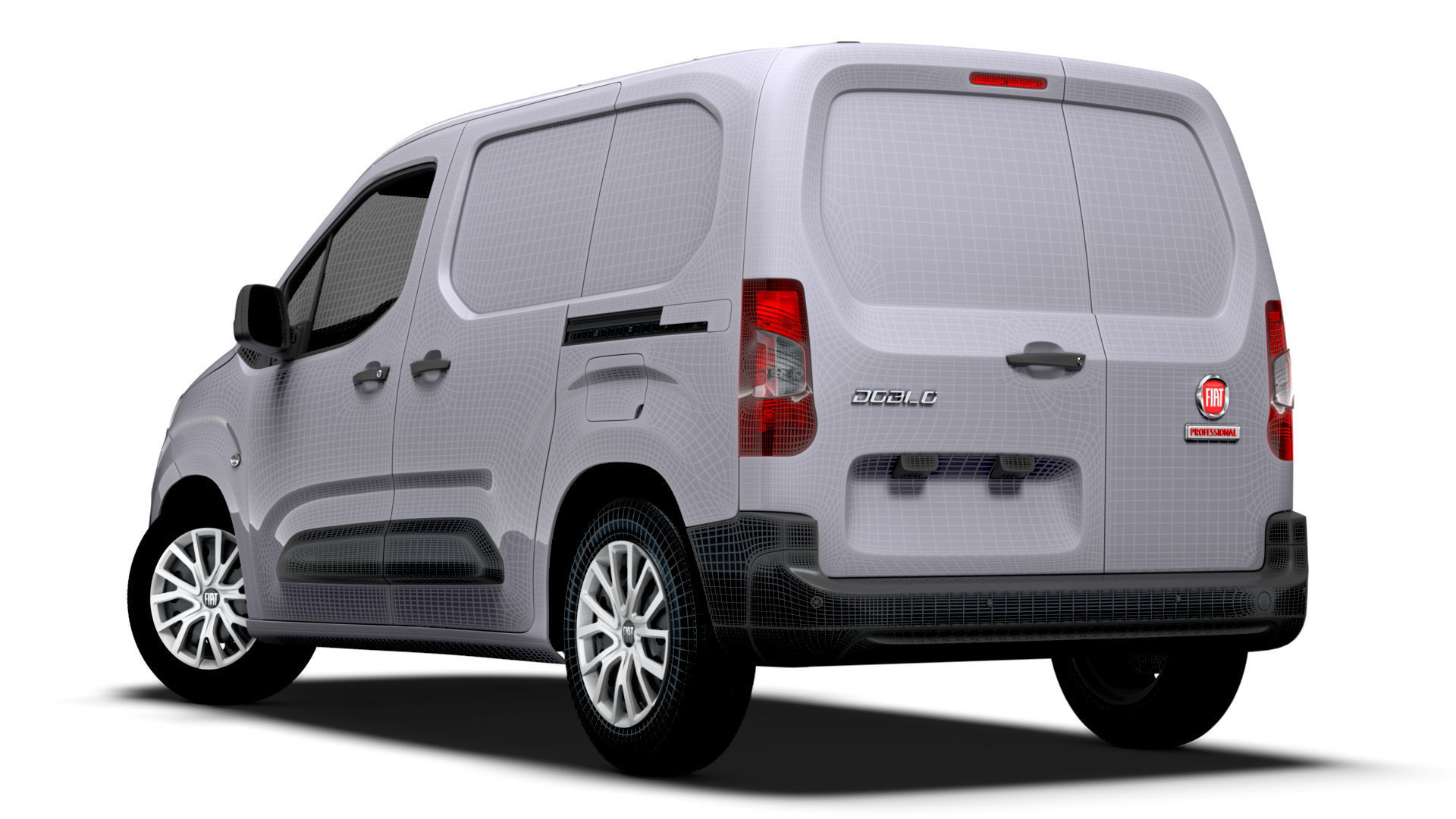 Fiat Doblo SWB Van 2024 3D model_20