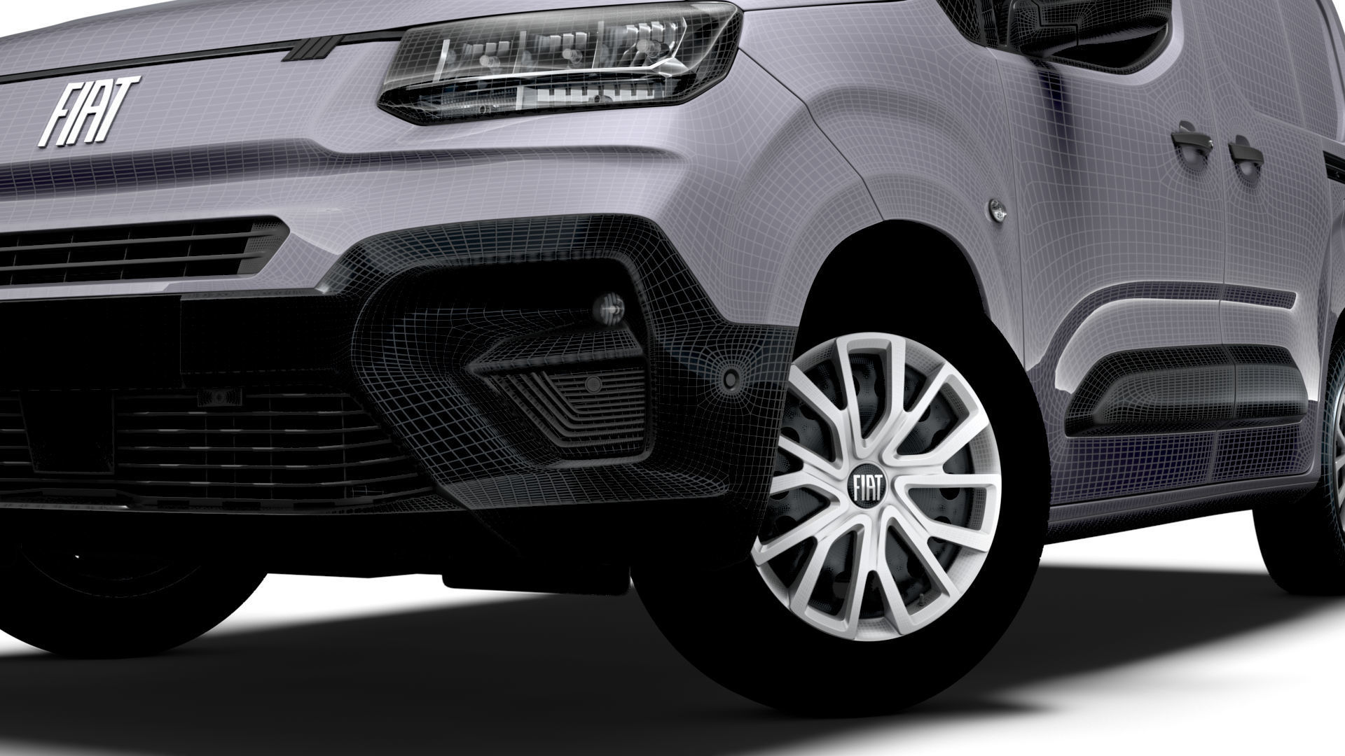 Fiat Doblo SWB Van 2024 3D model_12