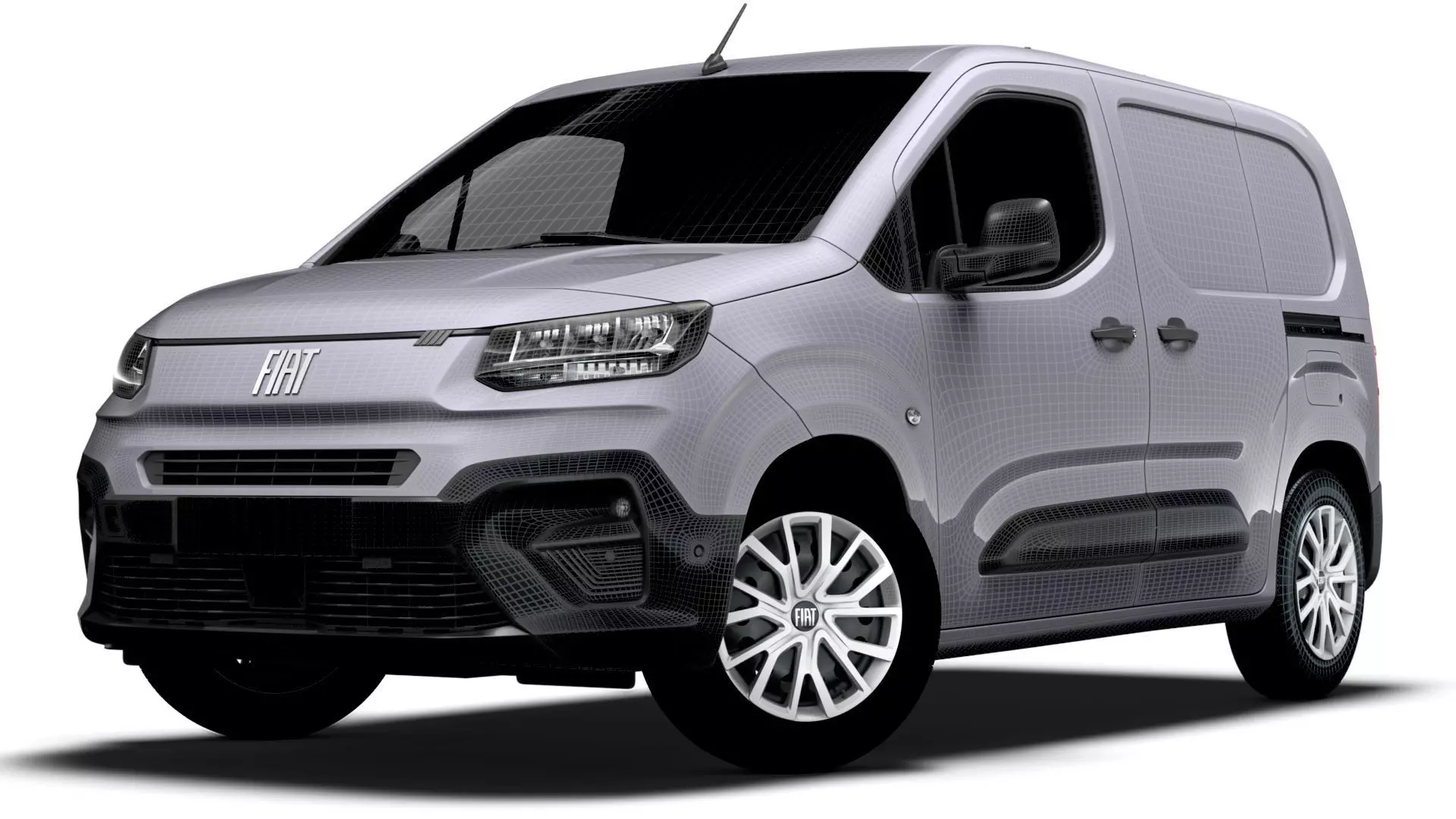 Fiat Doblo SWB Van 2024 3D model_0