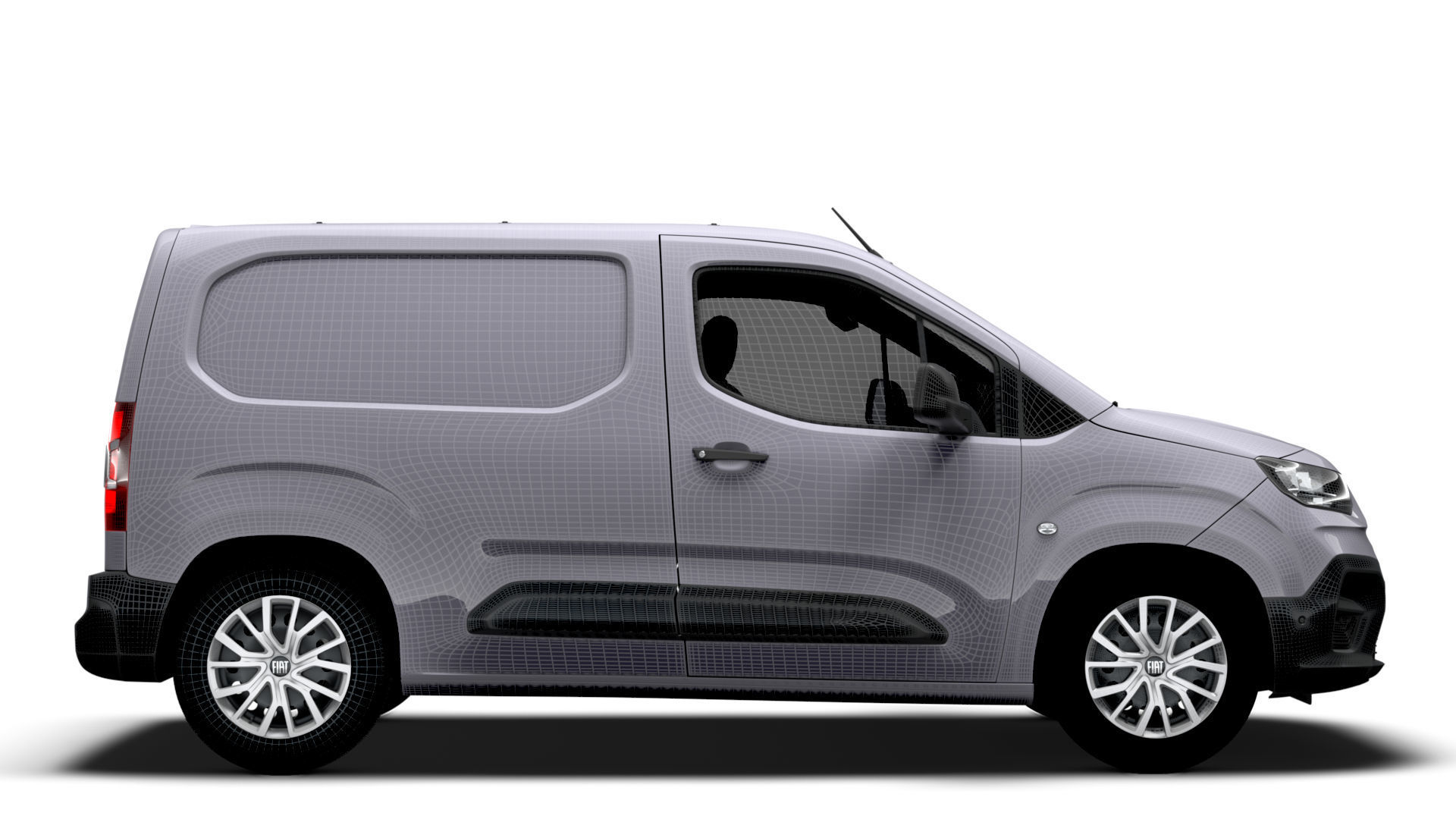 Fiat Doblo SWB Van 2024 3D model_1
