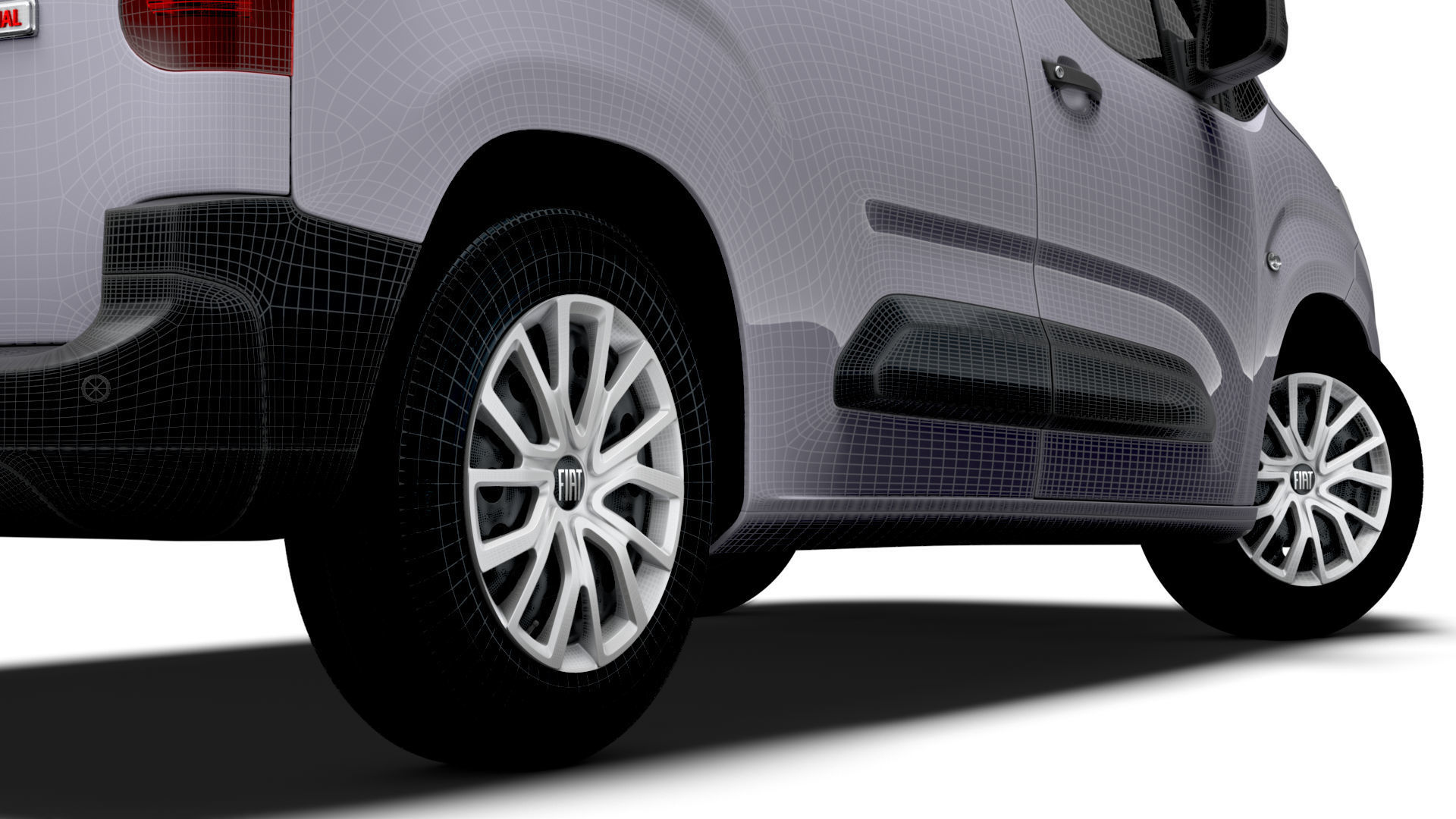 Fiat Doblo SWB Van 2024 3D model_11