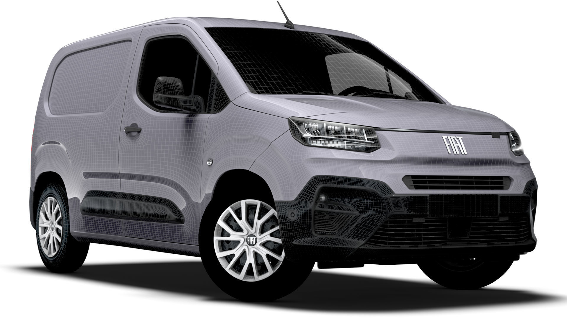 Fiat Doblo SWB Van 2024 3D model_3