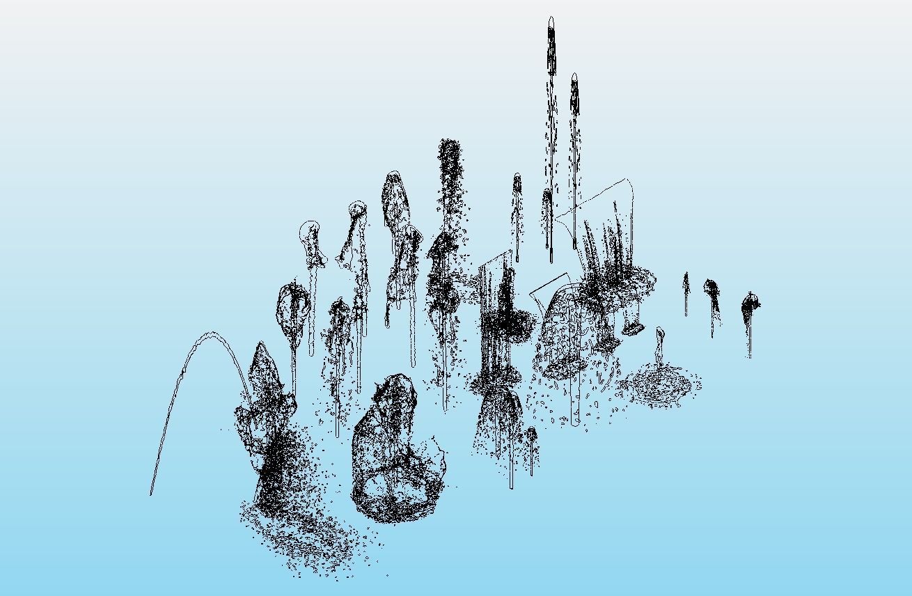 FUENTE DE AGUA REVIT RFA -  WATER SOURCE RFA REVIT  3D model_5