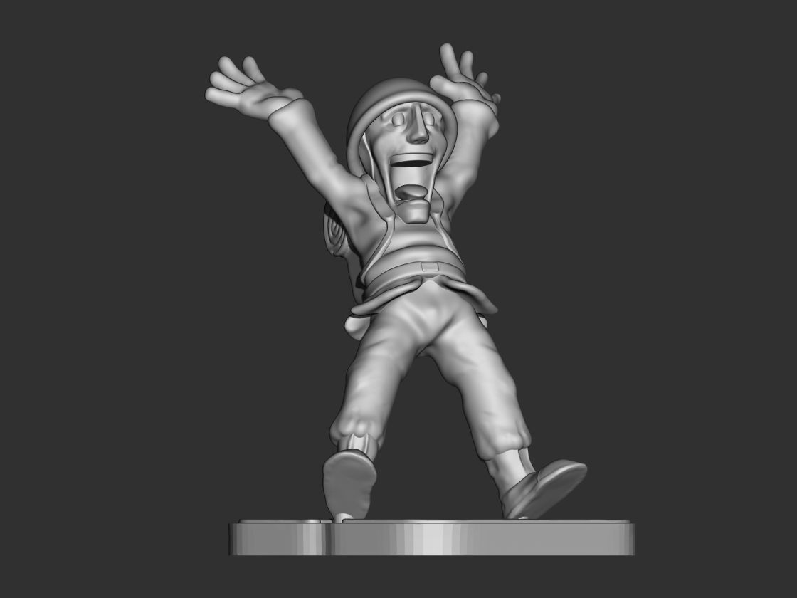 Metal Slug Scary Soldier 3D print model_11
