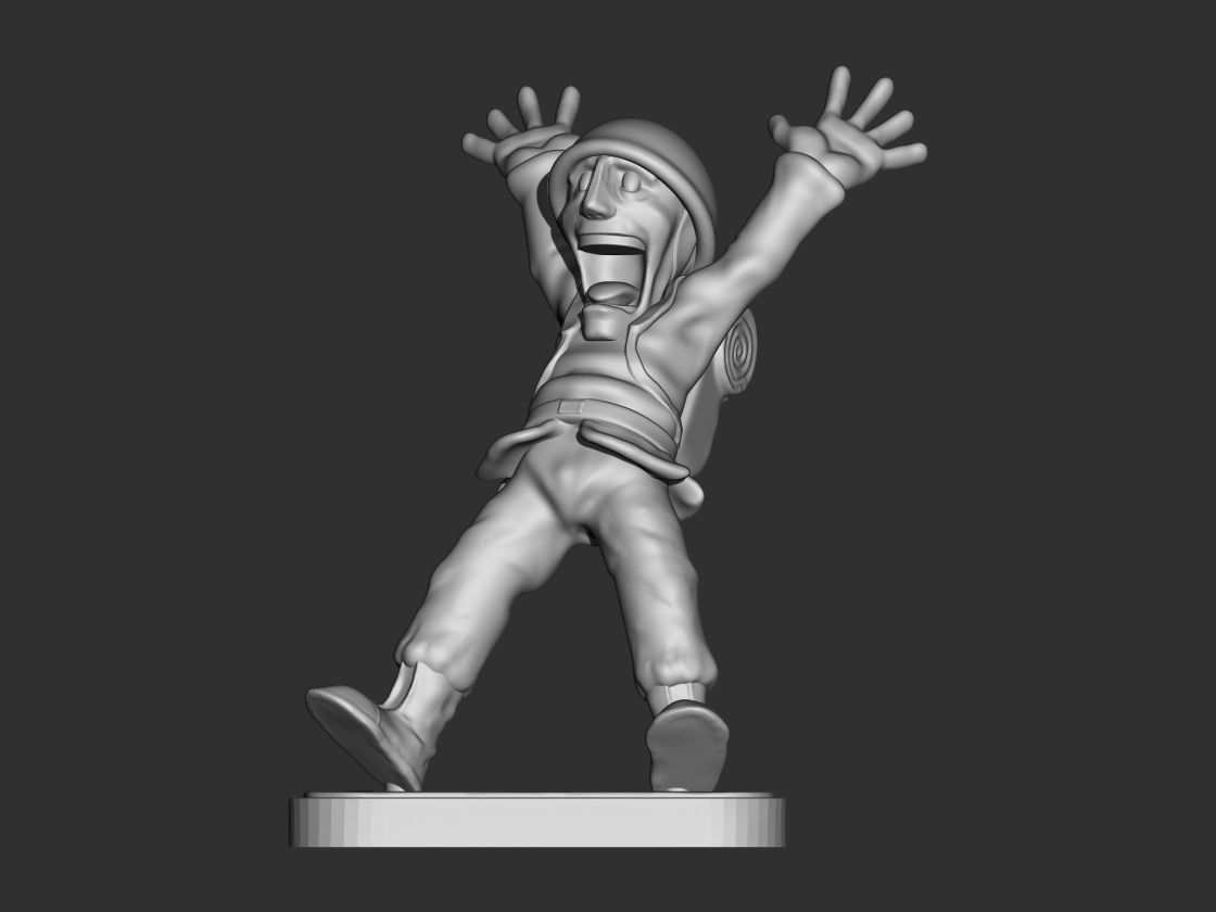 Metal Slug Scary Soldier 3D print model_9