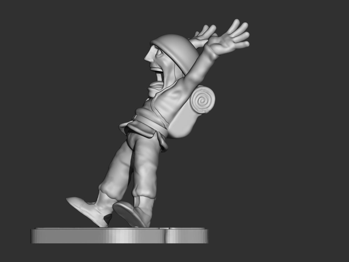 Metal Slug Scary Soldier 3D print model_10