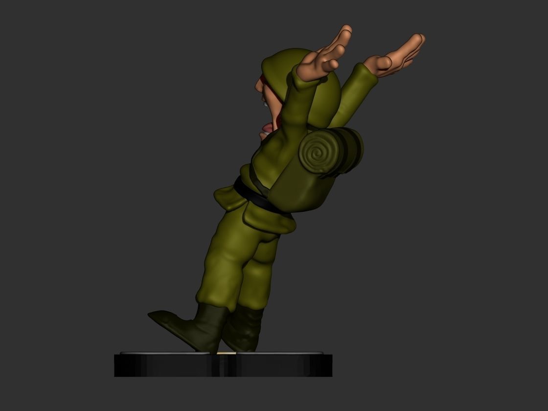 Metal Slug Scary Soldier 3D print model_7