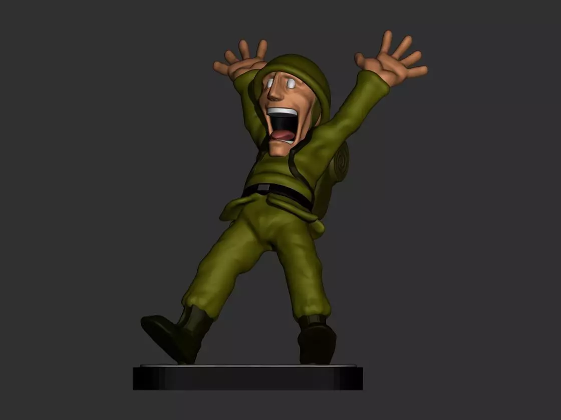 Metal Slug Scary Soldier 3D print model_0