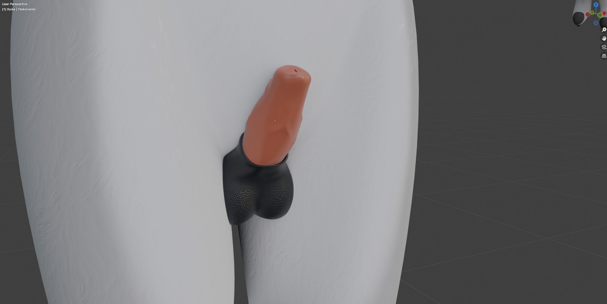 Koda Anthro Wolf Low-poly 3D model_47