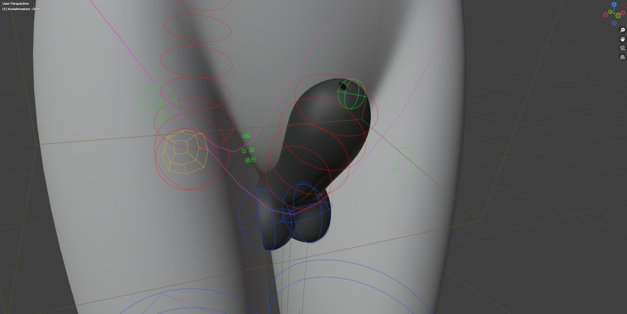 Koda Anthro Wolf Low-poly 3D model_34