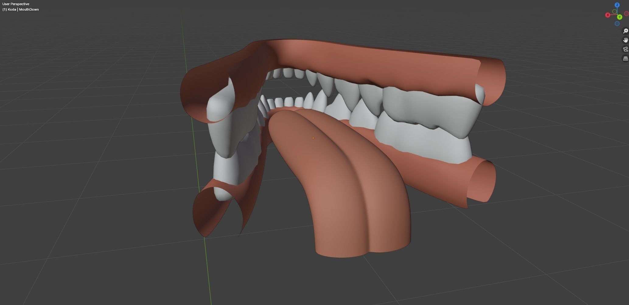 Koda Anthro Wolf Low-poly 3D model_65