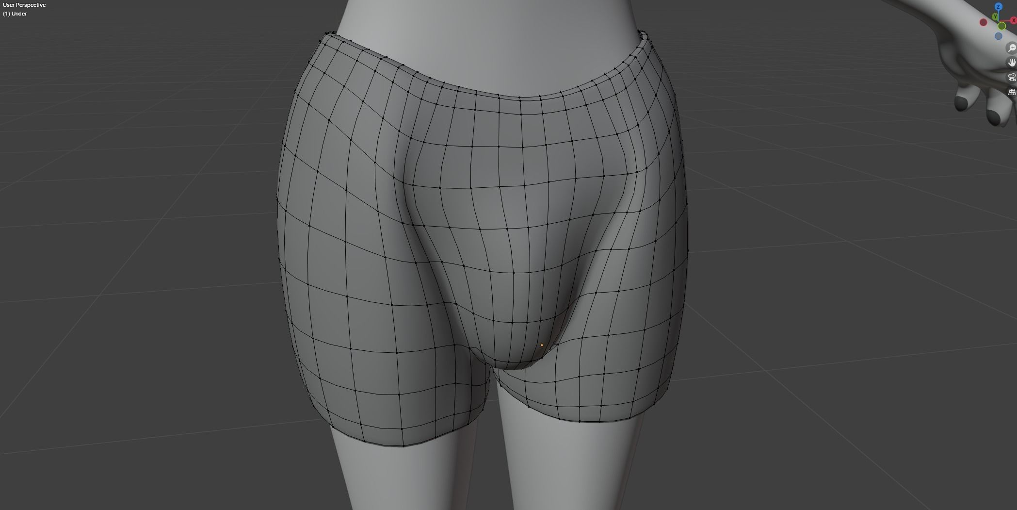 Koda Anthro Wolf Low-poly 3D model_61