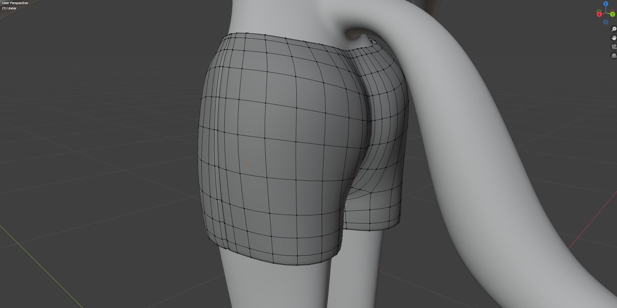 Koda Anthro Wolf Low-poly 3D model_62