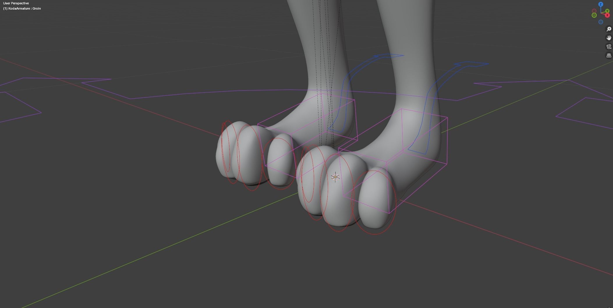 Koda Anthro Wolf Low-poly 3D model_36