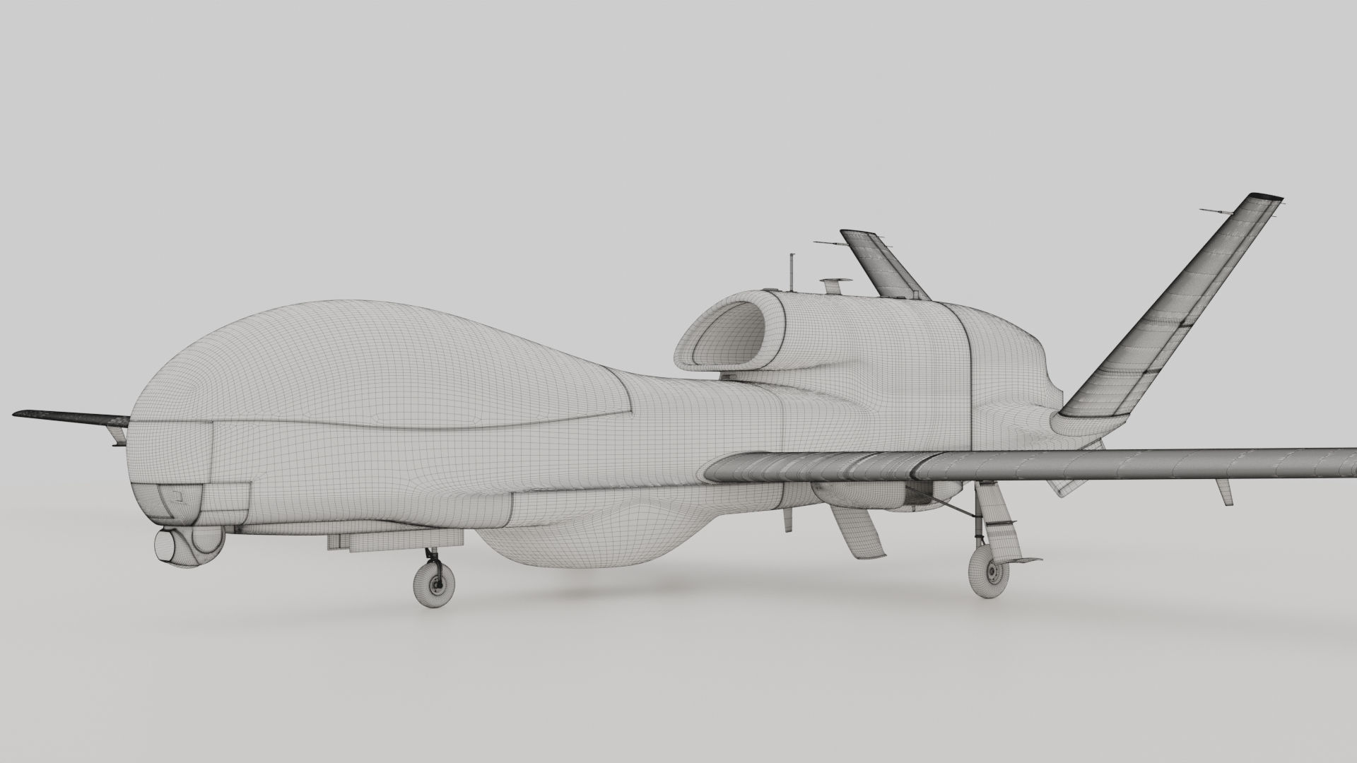 Northrop Grumman MQ-4C Triton 8K Drone 3D model_52