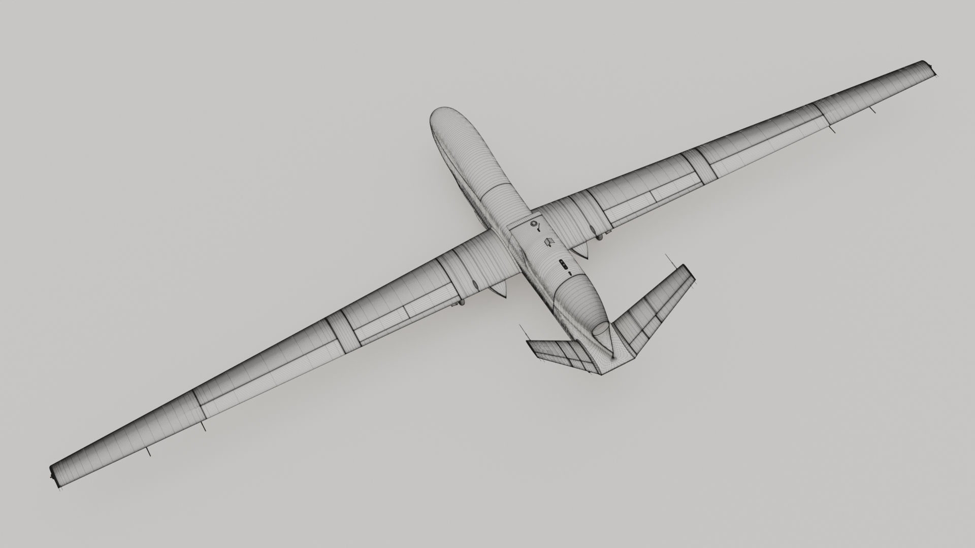 Northrop Grumman MQ-4C Triton 8K Drone 3D model_54