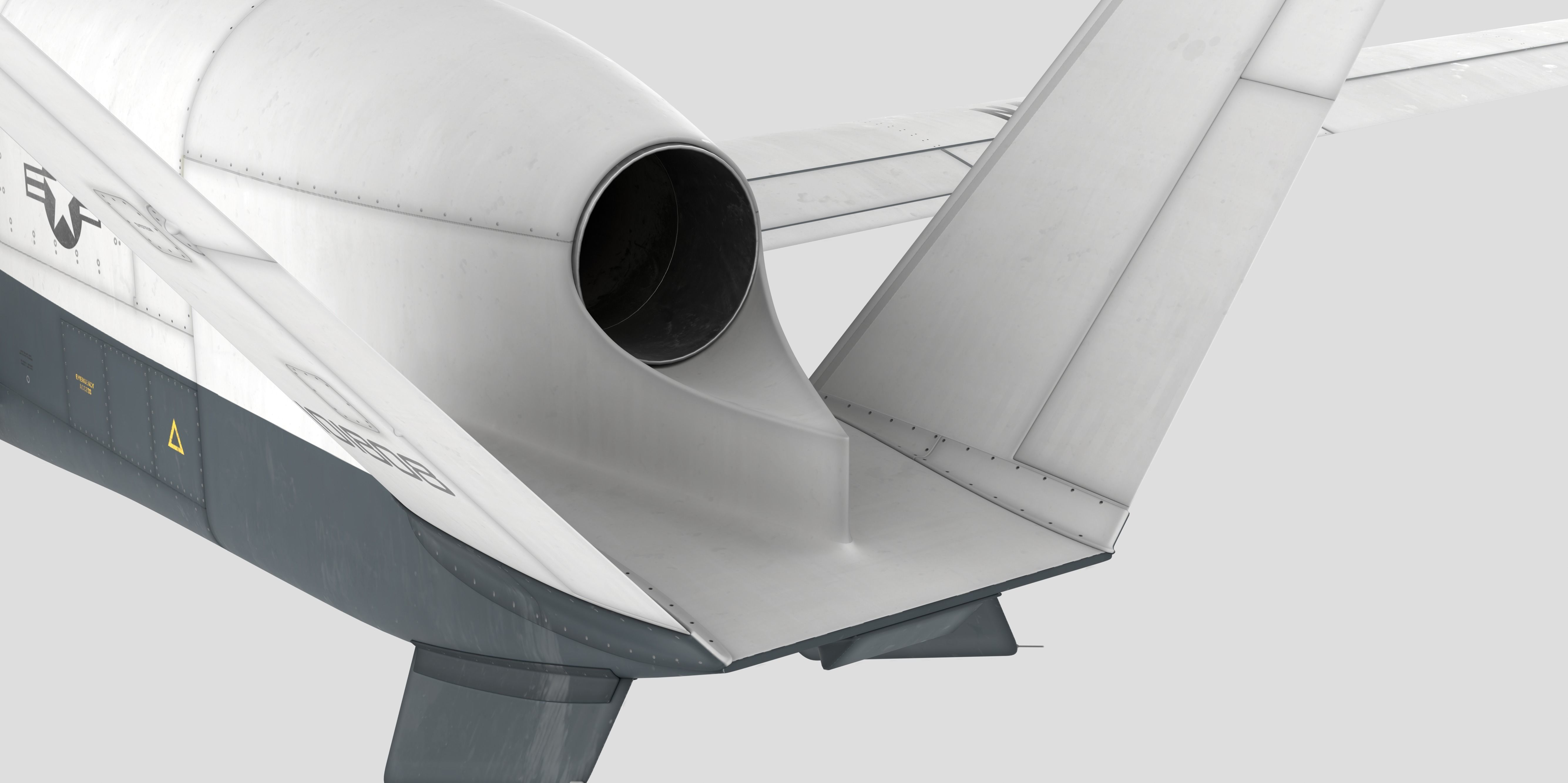 Northrop Grumman MQ-4C Triton 8K Drone 3D model_11
