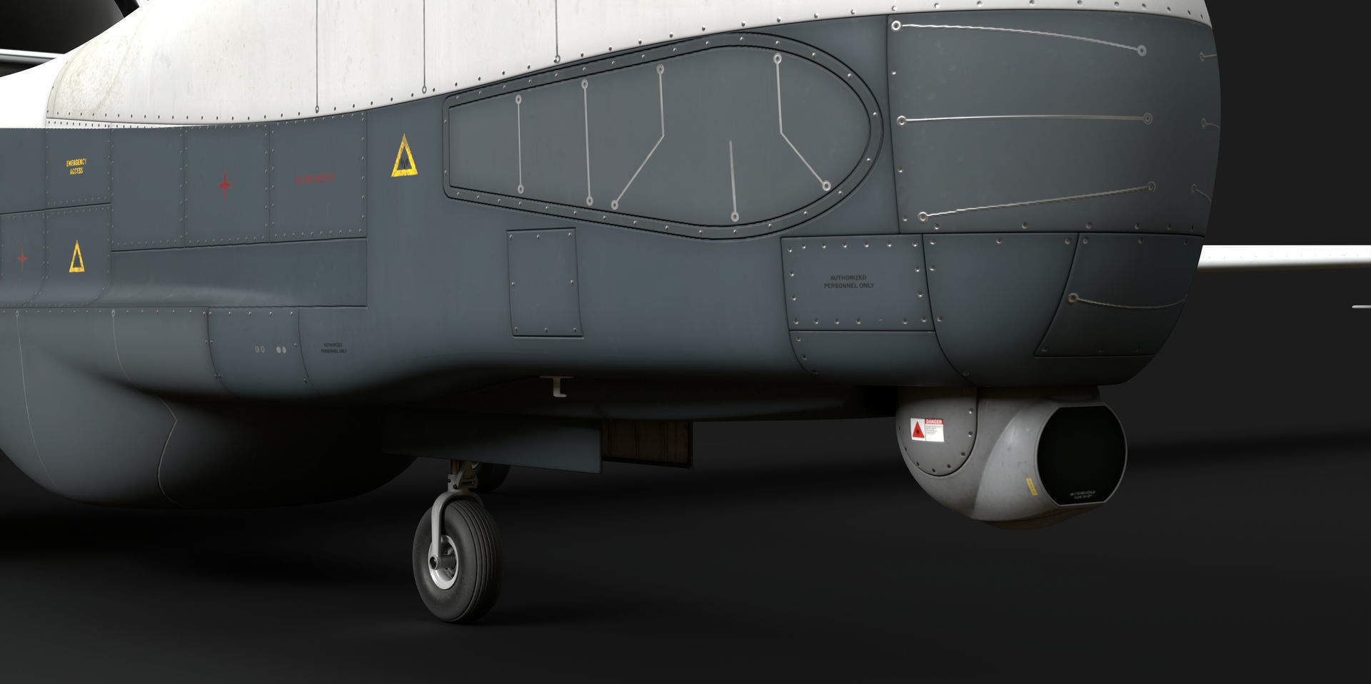 Northrop Grumman MQ-4C Triton 8K Drone 3D model_31