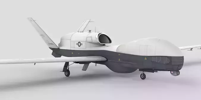 Northrop Grumman MQ-4C Triton 8K Drone 3D model